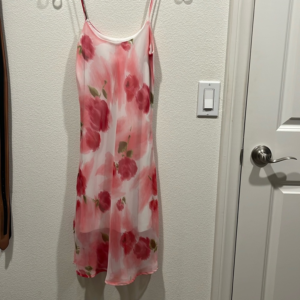 Pink pink floral summer dress size 6